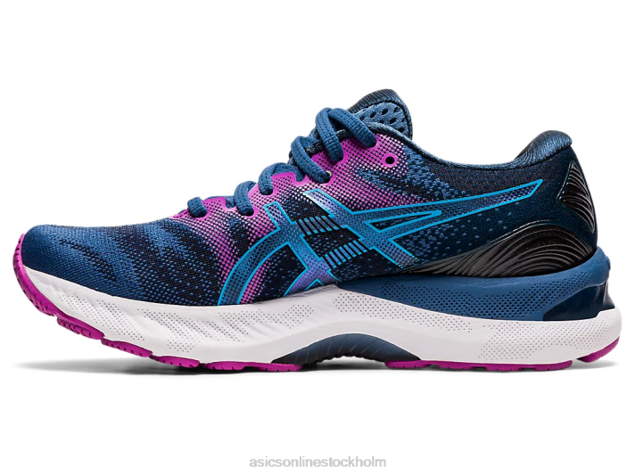 Asics gel-nimbus 23 kvinnor D6D04091 grand shark/digital aqua
