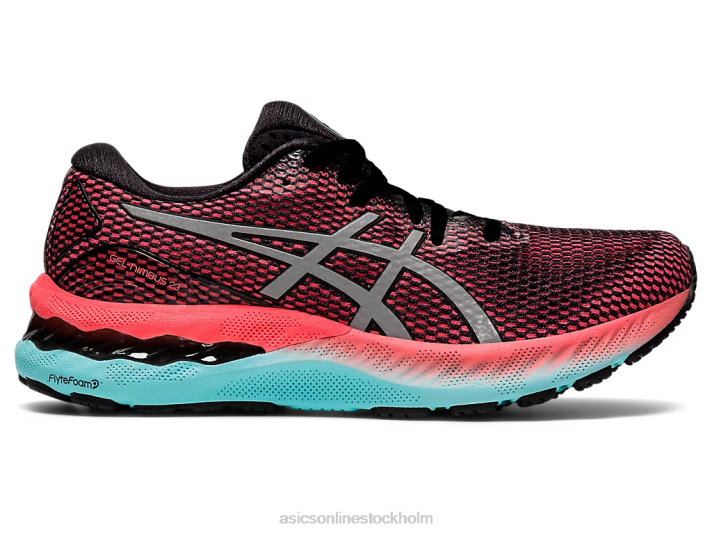 Asics gel-nimbus 23 lite-show kvinnor D6D03743 svart/rent silver
