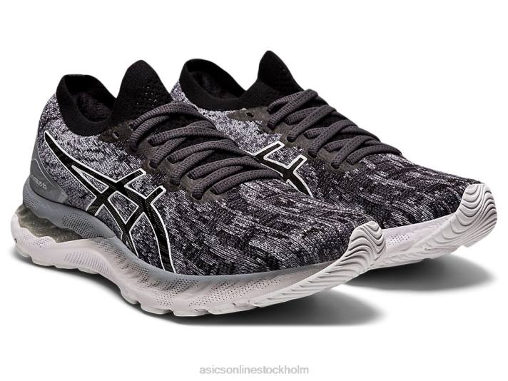 Asics gel-nimbus 23 stickad kvinnor D6D03920 sheet rock/svart