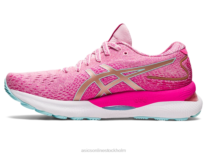 Asics gel-nimbus 24 begränsad upplaga kvinnor D6D02966 sockervadd/roséguld