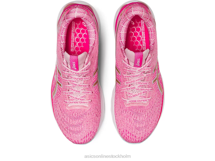 Asics gel-nimbus 24 begränsad upplaga kvinnor D6D02966 sockervadd/roséguld