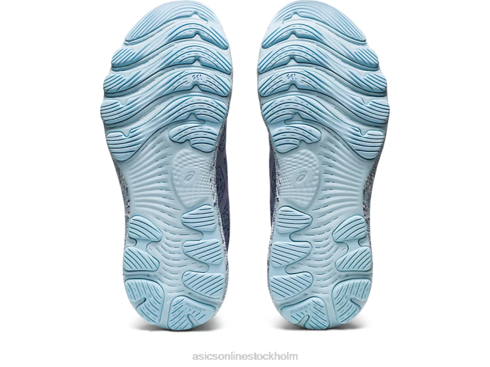Asics gel-nimbus 24 kvinnor D6D02589 skymningsblå/vit
