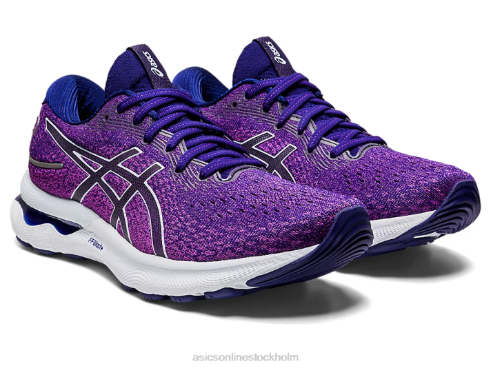 Asics gel-nimbus 24 kvinnor D6D02714 orkidé/mjuk himmel