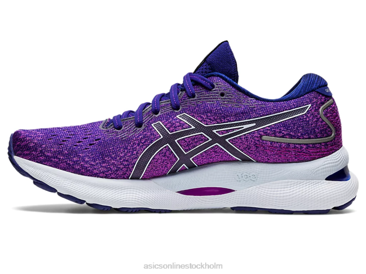 Asics gel-nimbus 24 kvinnor D6D02714 orkidé/mjuk himmel