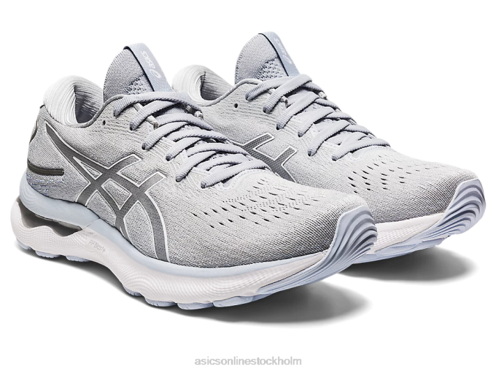 Asics gel-nimbus 24 kvinnor D6D02850 piemonte grå/vit
