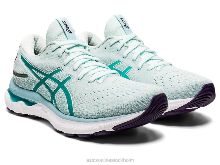 Asics gel-nimbus 24 kvinnor D6D02949 lugnande hav/havsglas
