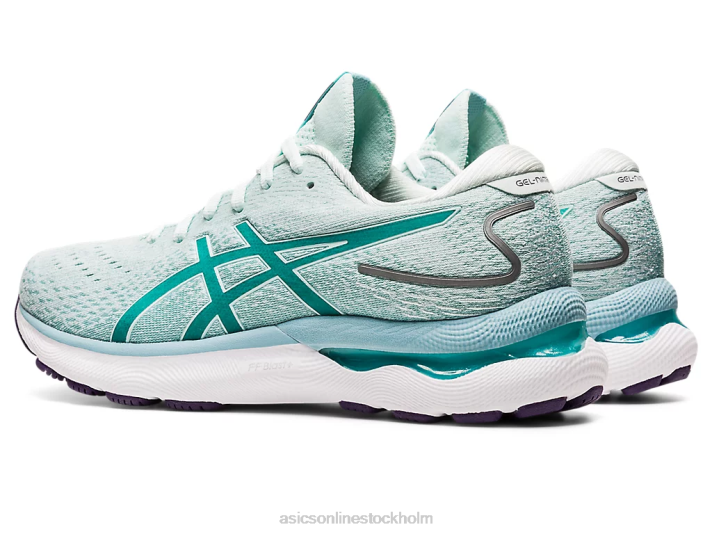 Asics gel-nimbus 24 kvinnor D6D02949 lugnande hav/havsglas