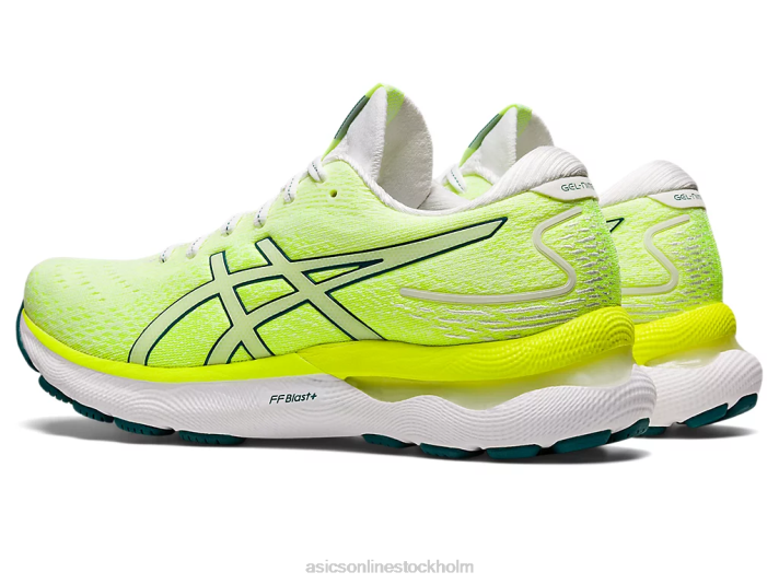 Asics gel-nimbus 24 kvinnor D6D02974 vit/sammetsfuru