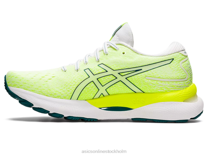 Asics gel-nimbus 24 kvinnor D6D02974 vit/sammetsfuru
