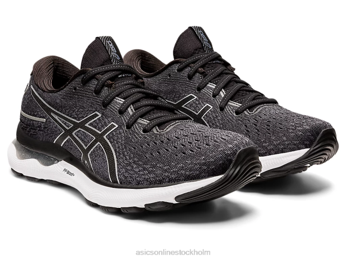 Asics gel-nimbus 24 kvinnor D6D03540 svart/rent silver