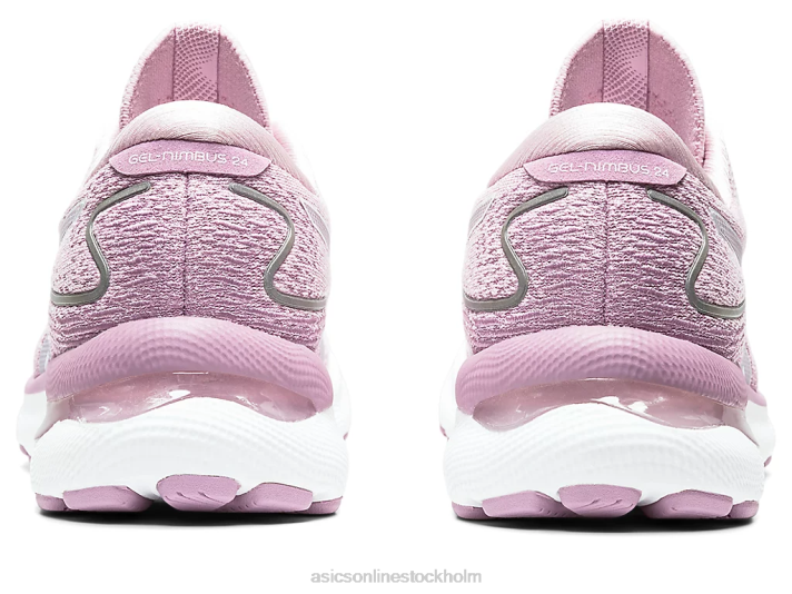 Asics gel-nimbus 24 kvinnor D6D03542 knappt rosa/vit