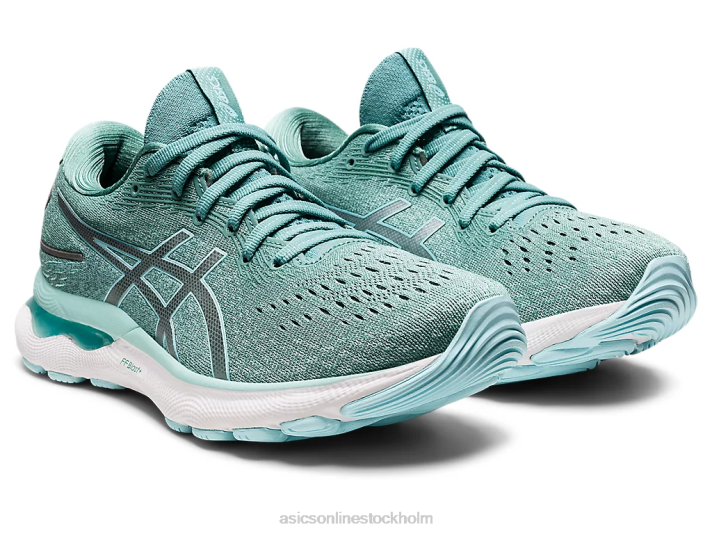 Asics gel-nimbus 24 kvinnor D6D03544 salvia/klarblå