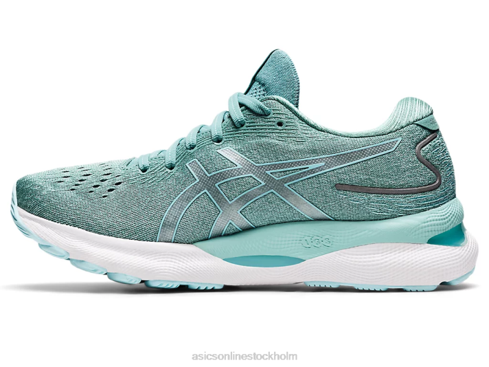 Asics gel-nimbus 24 kvinnor D6D03544 salvia/klarblå