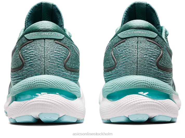 Asics gel-nimbus 24 kvinnor D6D03544 salvia/klarblå