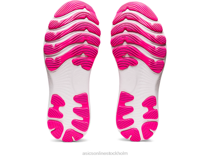 Asics gel-nimbus 24 kvinnor D6D03548 fuchsia röd/vit
