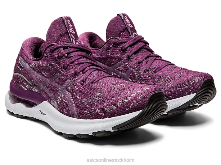 Asics gel-nimbus 24 mk kvinnor D6D03485 djupt plommon/rosenkvarts