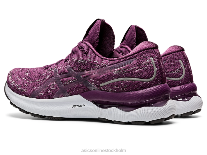 Asics gel-nimbus 24 mk kvinnor D6D03485 djupt plommon/rosenkvarts
