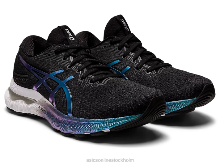 Asics gel-nimbus 24 platina kvinnor D6D02724 svart
