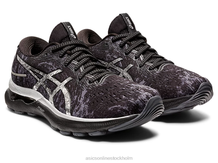 Asics gel-nimbus 24 platina kvinnor D6D03447 bärare grå/rent silver