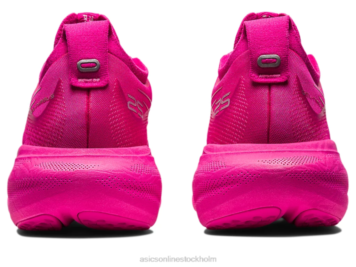 Asics gel-nimbus 25 kvinnor D6D02367 rosa rave/rent silver