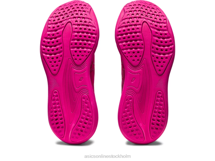 Asics gel-nimbus 25 kvinnor D6D02367 rosa rave/rent silver