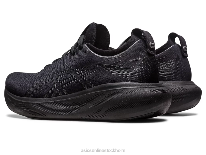 Asics gel-nimbus 25 kvinnor D6D02368 svart/grafitgrå