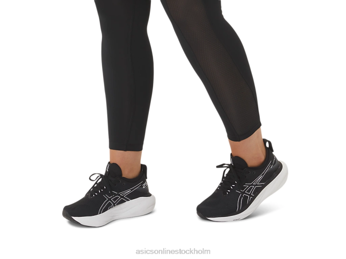 Asics gel-nimbus 25 kvinnor D6D02371 svart/rent silver