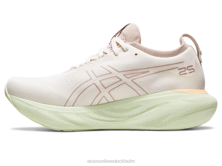 Asics gel-nimbus 25 kvinnor D6D02378 grädde/fawn
