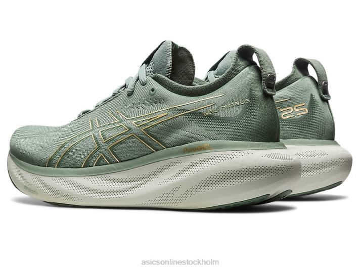 Asics gel-nimbus 25 kvinnor D6D02380 skiffergrå/champagne