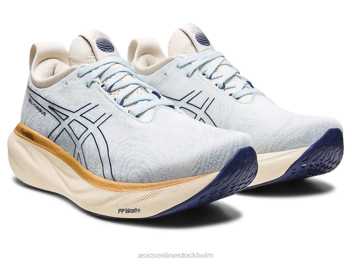 Asics gel-nimbus 25 nagino kvinnor D6D02139 himmel/grädde