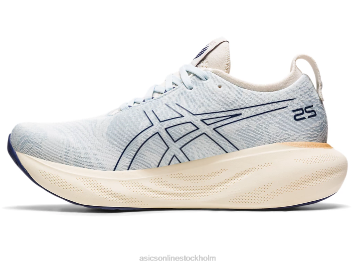 Asics gel-nimbus 25 nagino kvinnor D6D02139 himmel/grädde