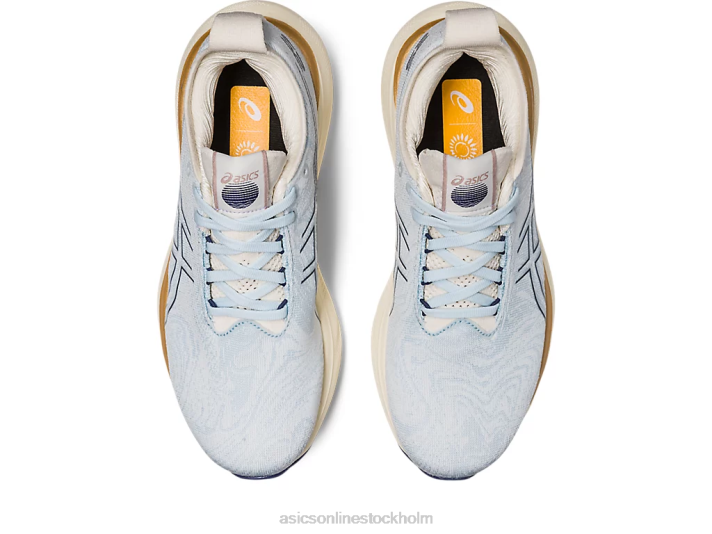Asics gel-nimbus 25 nagino kvinnor D6D02139 himmel/grädde