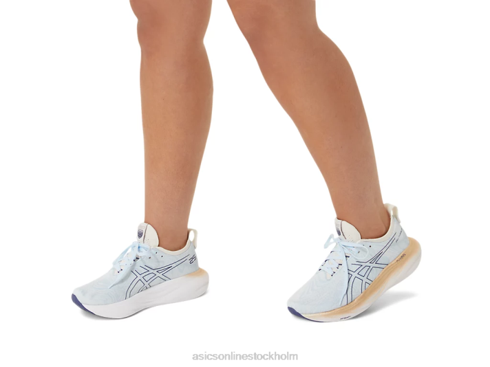 Asics gel-nimbus 25 nagino kvinnor D6D02139 himmel/grädde
