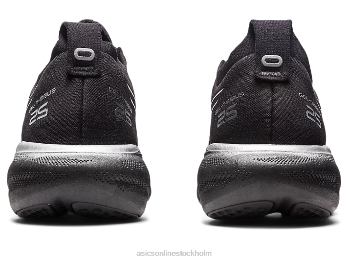 Asics gel-nimbus 25 platina kvinnor D6D02379 svart/rent silver