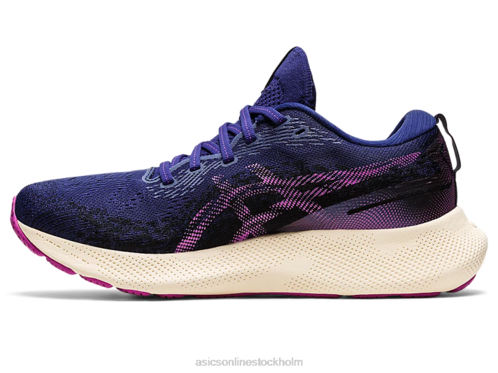 Asics gel-nimbus lite 3 kvinnor D6D02907 dyk blå/orkidé