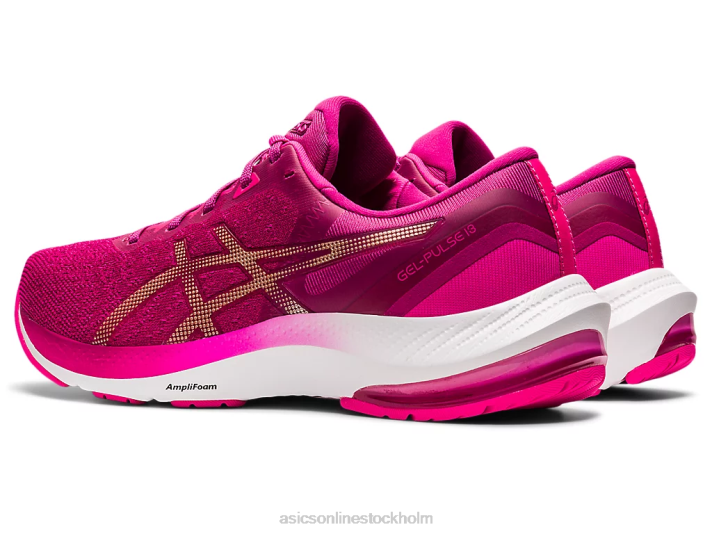 Asics gel-puls 13 kvinnor D6D03324 fuchsia röd/champagne
