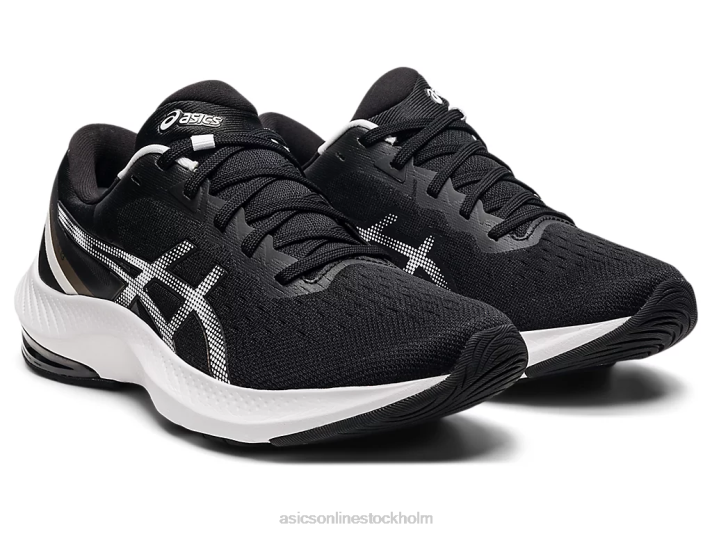 Asics gel-puls 13 kvinnor D6D03353 svart vit