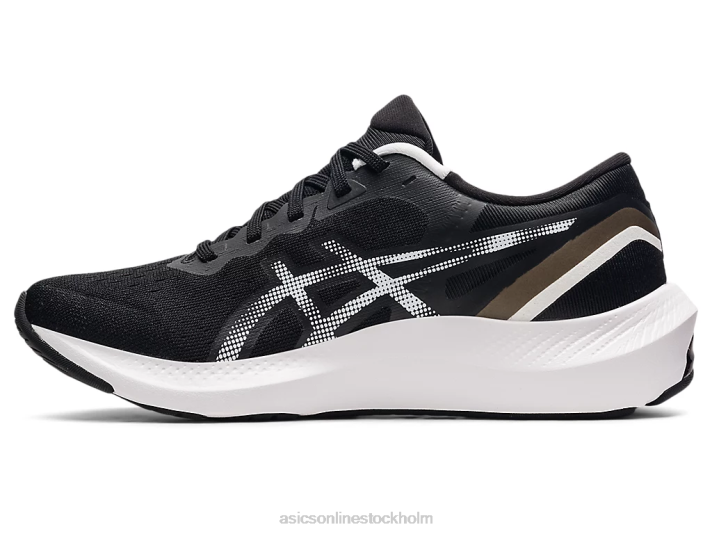Asics gel-puls 13 kvinnor D6D03353 svart vit