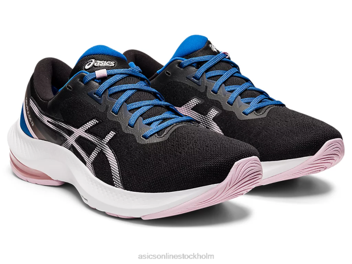 Asics gel-puls 13 kvinnor D6D03509 svart/knappt rosa