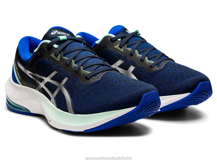 Asics gel-puls 13 kvinnor D6D03728 fransk blå/vit