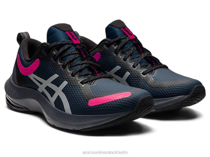Asics gel-puls 13 syl kvinnor D6D03628 fransk blå/rosa rave