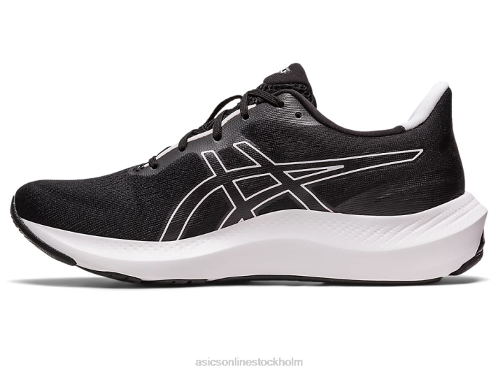 Asics gel-puls 14 bred kvinnor D6D02466 svart vit