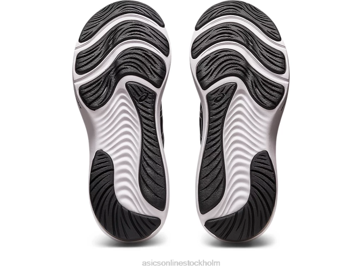 Asics gel-puls 14 bred kvinnor D6D02466 svart vit