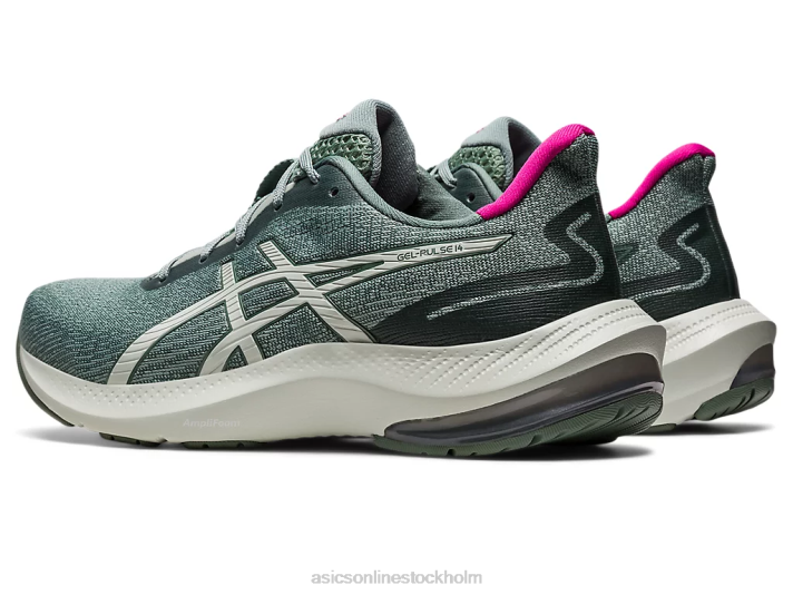 Asics gel-puls 14 kvinnor D6D02517 skiffergrå/murgröna