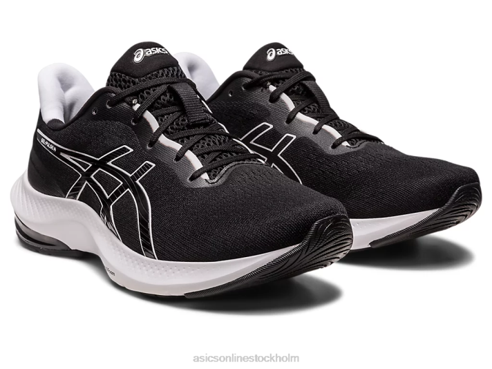 Asics gel-puls 14 kvinnor D6D02546 svart vit