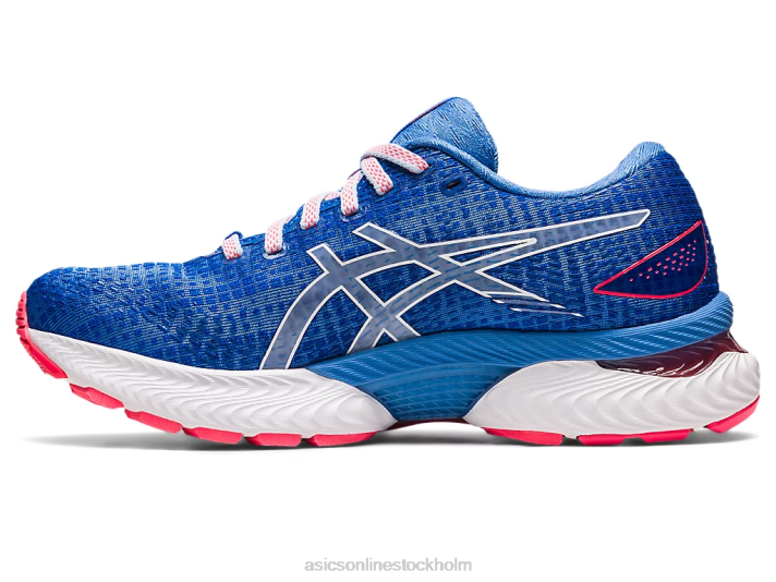 Asics gel-saiun kvinnor D6D02577 mjuk himmel/vit