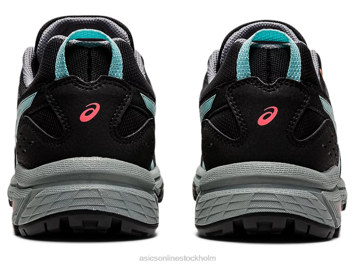 Asics gel-sangaku 2 kvinnor D6D02601 svart/klarblå