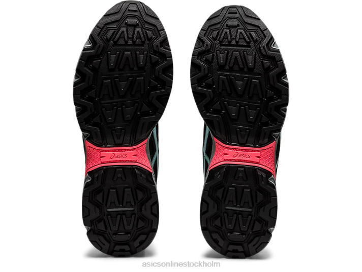 Asics gel-sangaku 2 kvinnor D6D02601 svart/klarblå