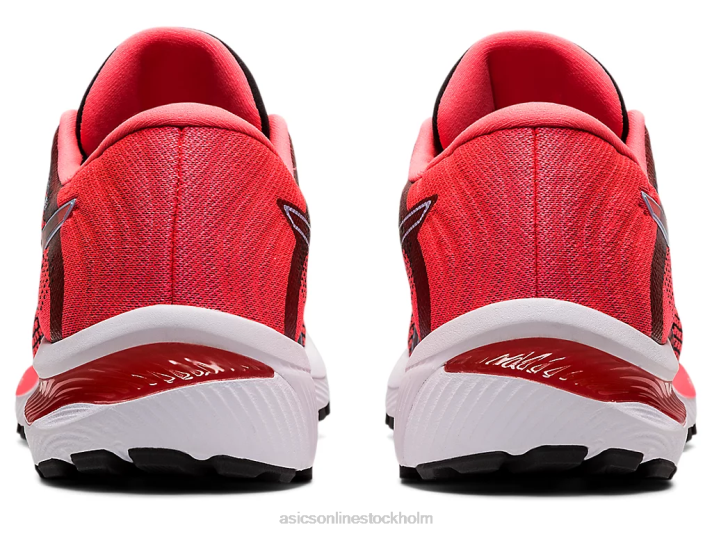 Asics gel-stratus 2 stickad kvinnor D6D02663 flammande korall/svart