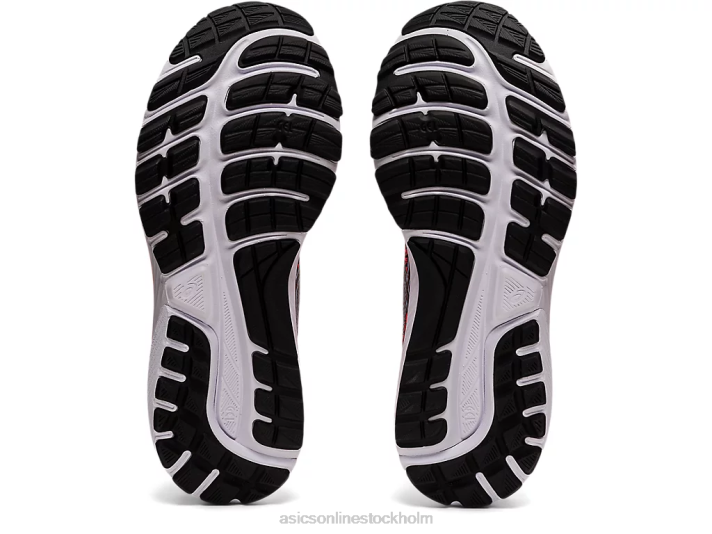 Asics gel-stratus 2 stickad kvinnor D6D02663 flammande korall/svart